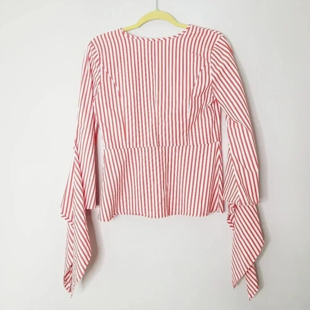 Universal Standard For J. Crew Striped Poplin Top XXS - Picture 5 of 9